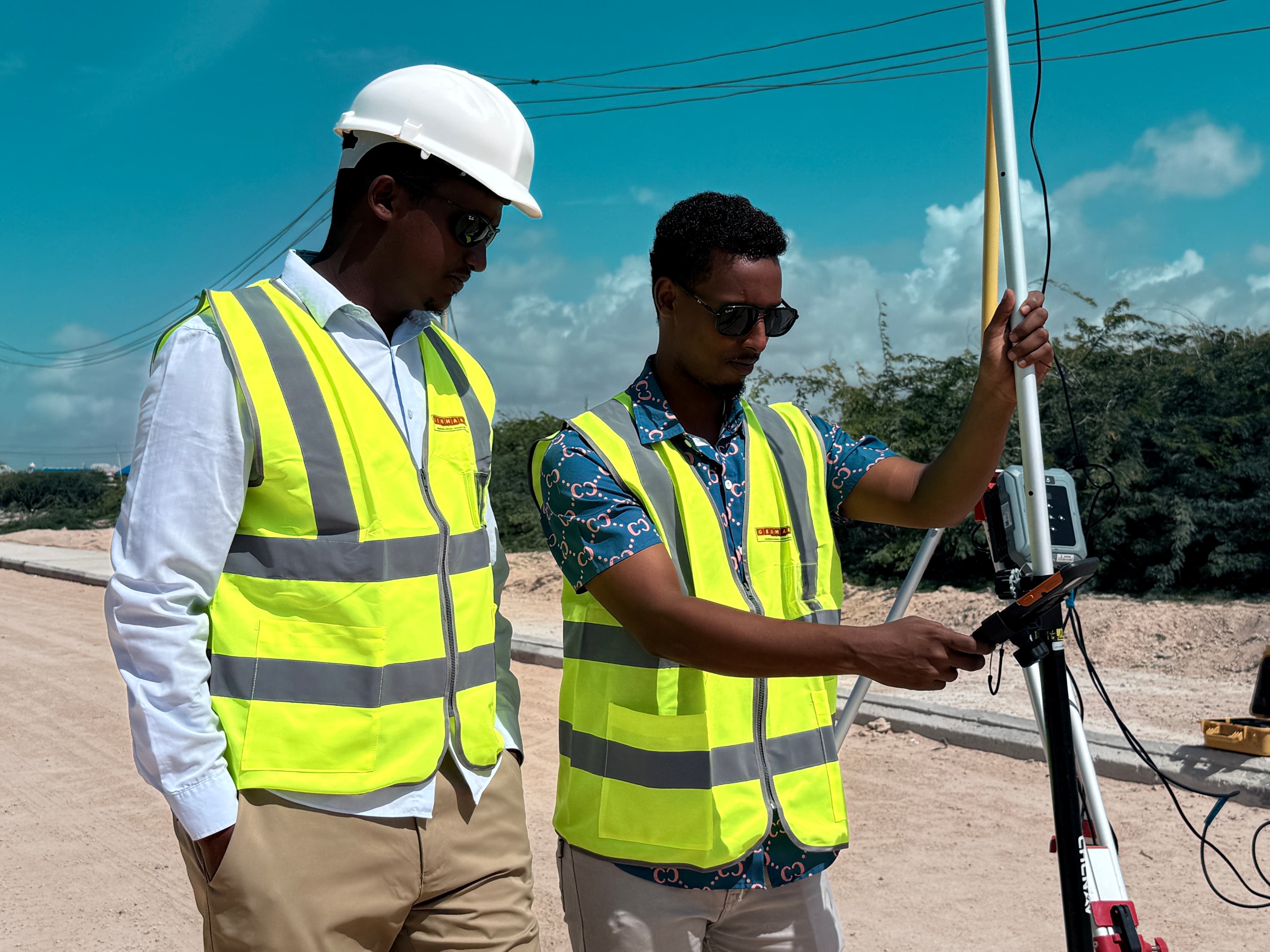 CHCNAV dual-frequency GNSS antenna used in precise geodetic surveys